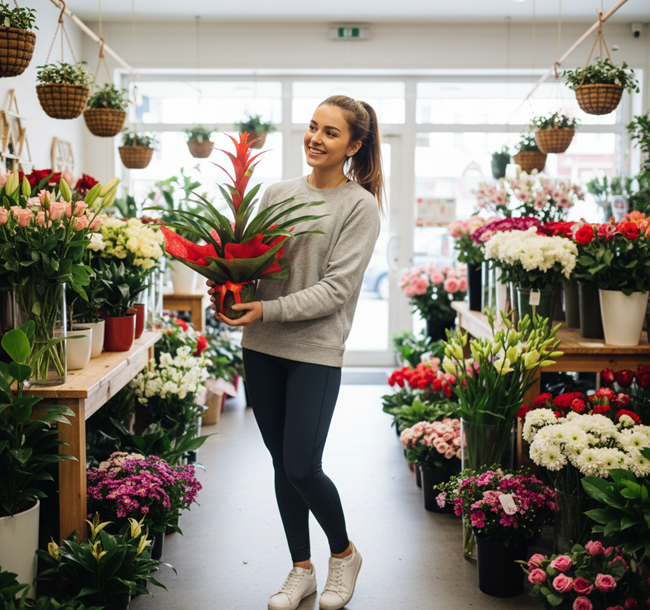 Guzmania(70 CM)BÜYÜK BOY